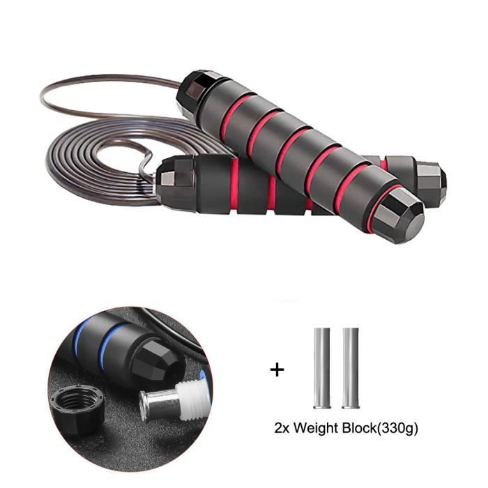 Corde à sauter sans enchevêtrement avec des roulements à billes Rapids Vitesse Câble de corde à sauter fit4590