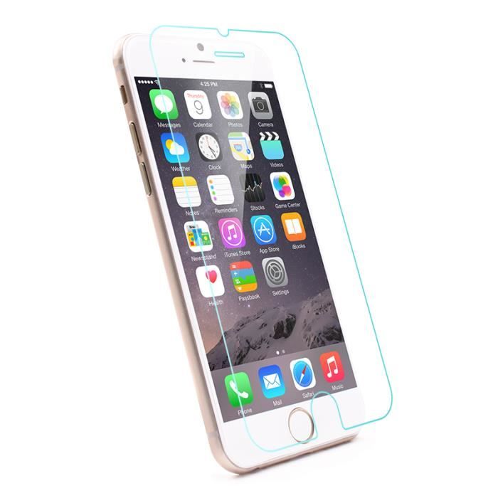 Protecteur d'écran haut de gamme en verre trempé transparent pour iPhone 6 Plus-6s Plus