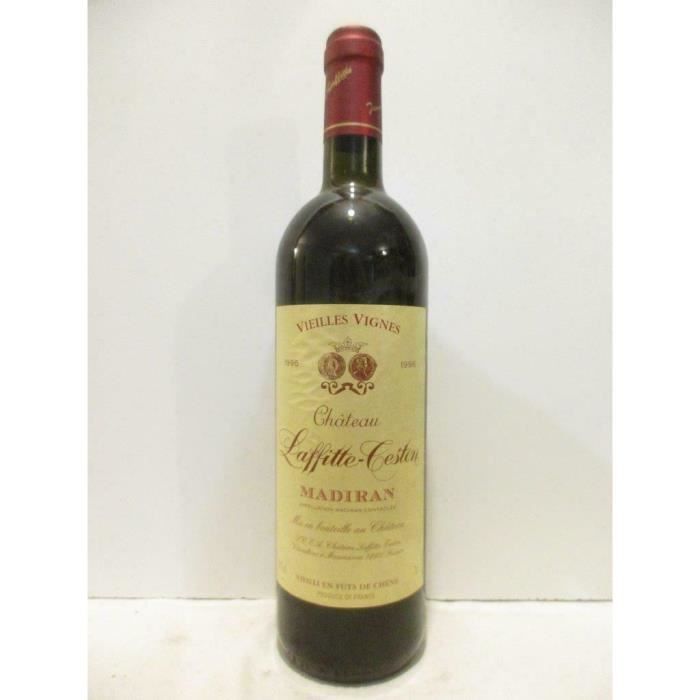 madiran château laffitte-teston vieilles vignes fût de chêne rouge 1996 - sud-ouest