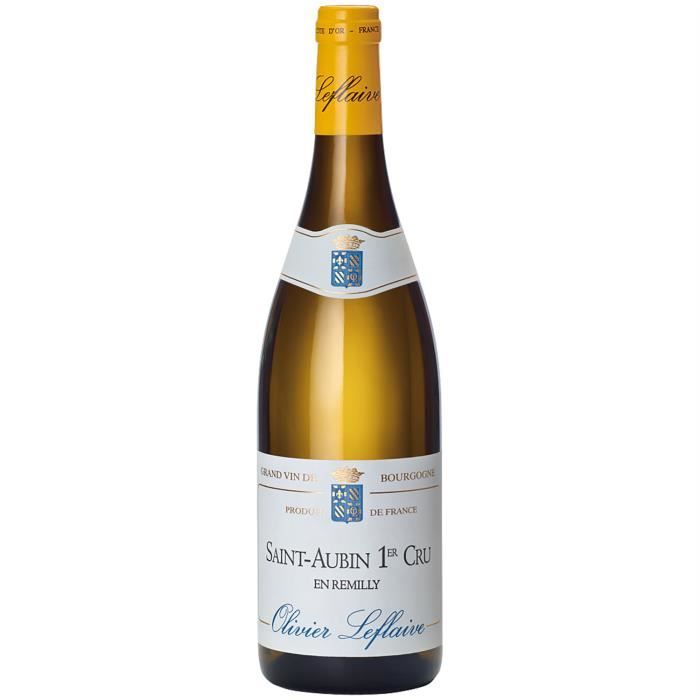 Saint-Aubin 1er cru En Remilly Blanc 2018 - 75cl - Olivier Leflaive - Vin AOC Blanc de Bourgogne - Cépage Chardonnay