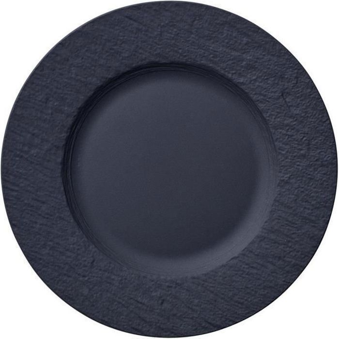 VILLEROY & BOCH Manufacture Rock Assiette Noir à dessert 22 cm