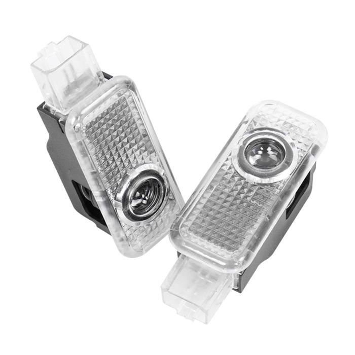 LED Voiture Porte Bienvenue Lumière de Projecteur Pour AUDI Q3 Q5 Q7 Q8 TT S3 S4 A3 8V 8P 8L A6 C5 C6 C7 C8 A1 8X A OOOO -TO1614
