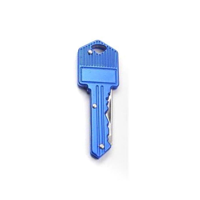 Couteau de chasse, Couteau de poche, Couteau Pliant de Poche, Suisse -Mini couteau de campement plié -Couteau multifonctionnel-bleu