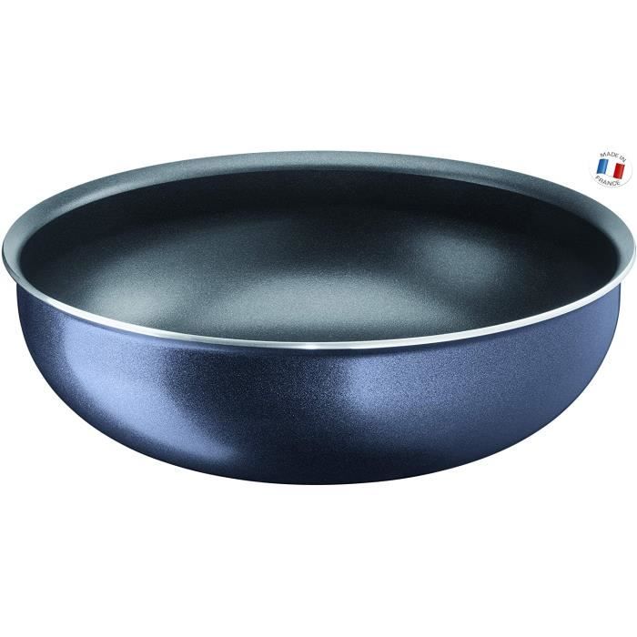 Tefal-L2317702-Ingenio Elegance Wok 26 cm Gris Pailleté Tous Feux sauf Induction