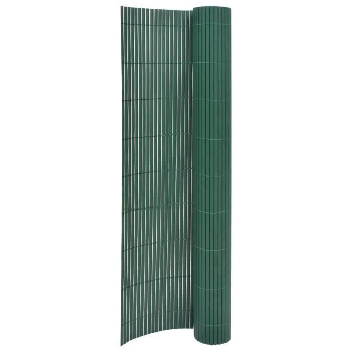 ♫3984 Clôture Classique - Clôture de jardin Brise vue Brise vue Double face 170 x 500 cm Vert MMCZ®