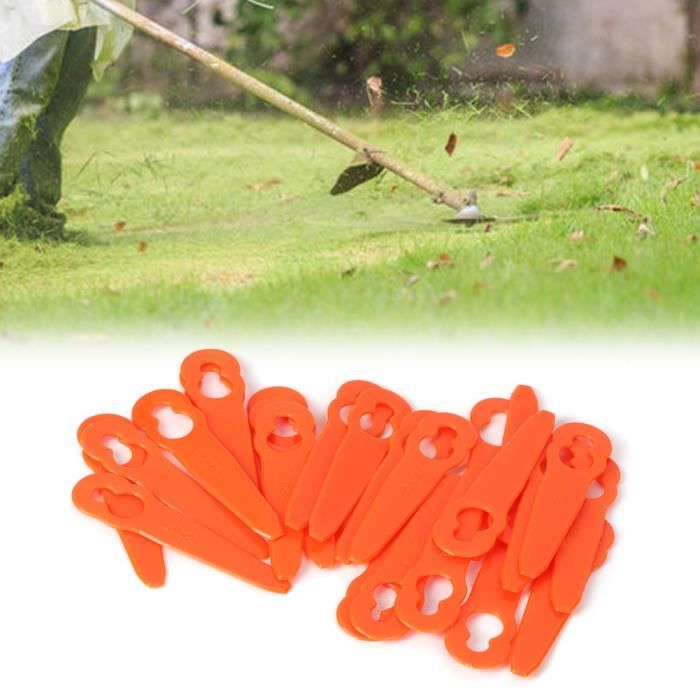 24 pcs en plastique tondeuse lame machine coupe lames pour Stihl Polycut 2-2