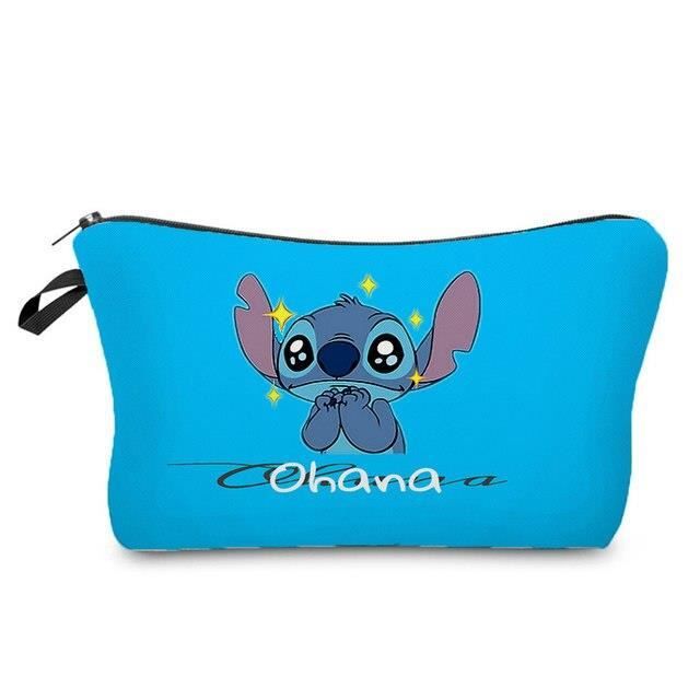 Disney Lilo Stitch – sacs à cosmétiques imprimés Mini sac de rangement Portable de voyage pour femmes hz1643 Lilo Stitch