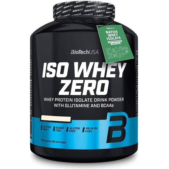 Iso Whey Zero 2270g Biotech USA CARAMEL SALE Proteine