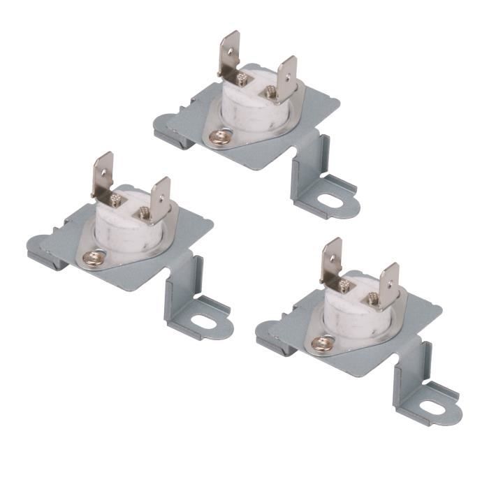 Remplacement du fond du fusible thermique de la sécheuse 3 pièces à la plaque métallique pour 6931EL3003D