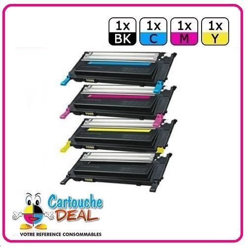 Lot 4 Toners compatible SAMSUNG CLP310 CLP315 4092S 315W CLX 3170 3170FN 3175 3175FN