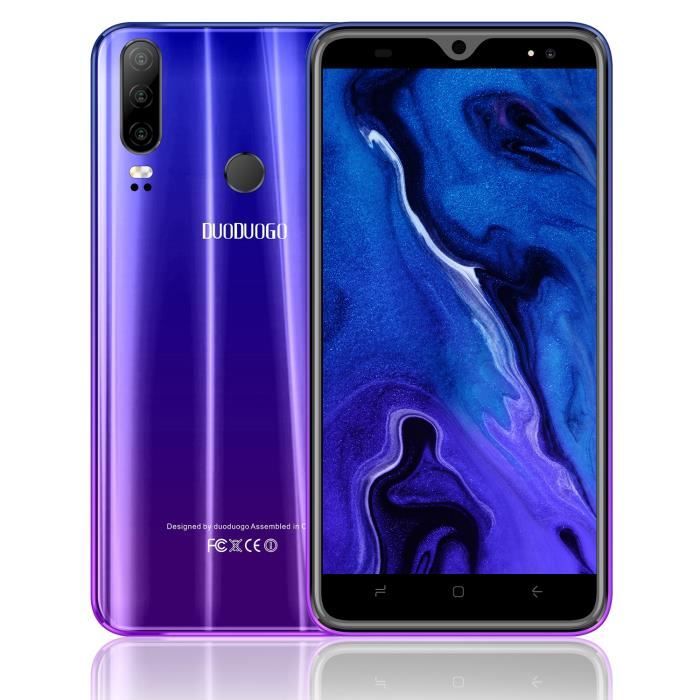 Smartphone 4G Pas cher-3G RAM-32GB ROM-Android 10.0-4800mAh-Double SIM-Dual cameras 13MP+5MP-Telephone Portable-p30