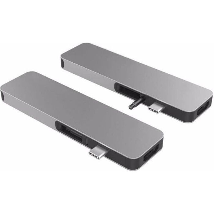 MOBILITY - HyperDrive SOLO Station d'accueil USB-C Mini DisplayPort 4K avec fonction de charge - Gris sidéral