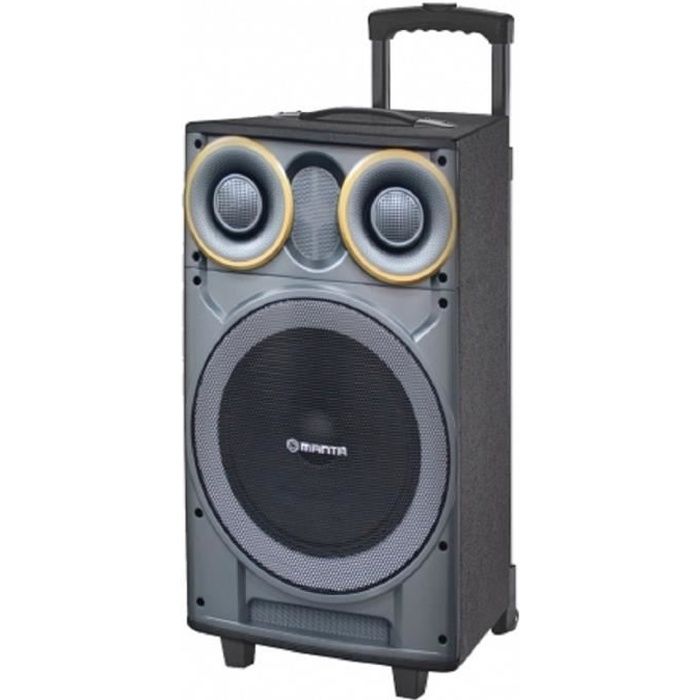 MANTA SPK5003 Enceinte nomade Karaoké Bluetooth - 2500W