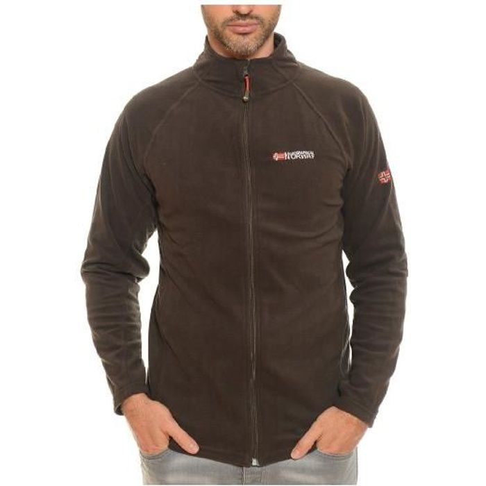Micro Polaire Homme Geographical Norway Tug Full Zip Kaki