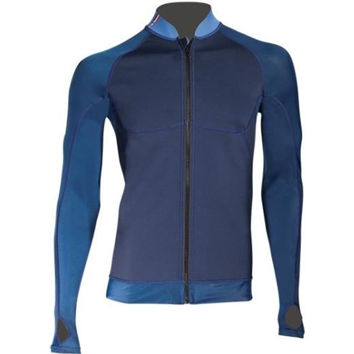 BEUCHAT Veste zippée Atoll Snorkeling Homme Bleu