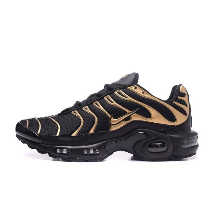 Baskets Nike Air Max TN Plus Noir Jaune Homme