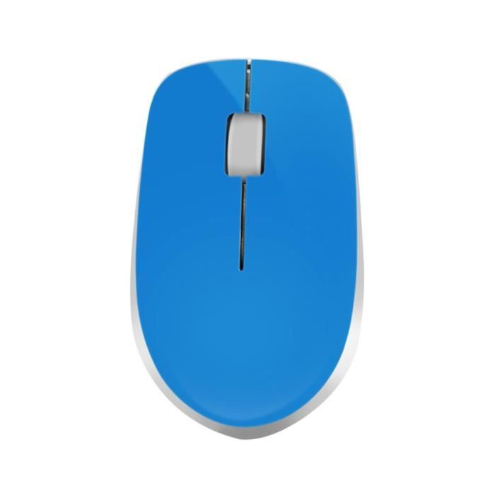 W4 2.4Ghz Souris de jeu Souris de jeu Souris optique USB Souris de jeu Gamer, rouge