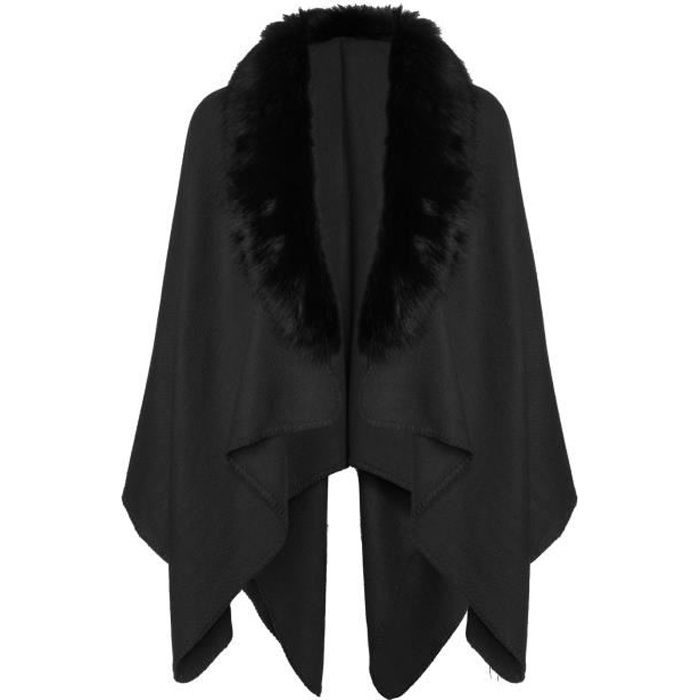 Cape SALSA FOURRURE Noir