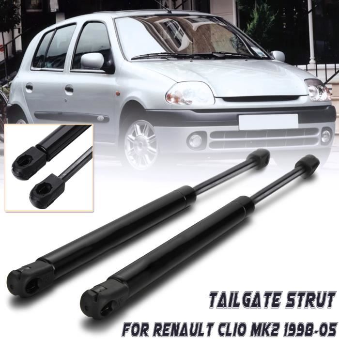 2PCS Hayon Arrière Amortisseurs à Gaz Supports De Levage Pr Renault Clio MK2 1998-2005