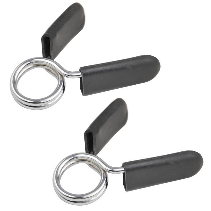 TRIXES 2 x 1- Pinces à Ressorts pour Poids Haltères