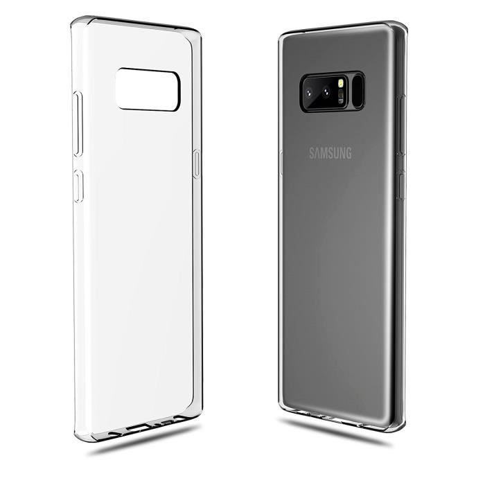 VSHOP® Coque Samsung Galaxy Note 8, Transparente Silicone Coque pour Samsung Note 8 Housse Silicone Etui Case (6,3 pouces)