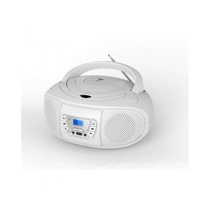 Lecteur Radio CD-MP3-Bluetooth Blanc - WERADCDTELBTBL