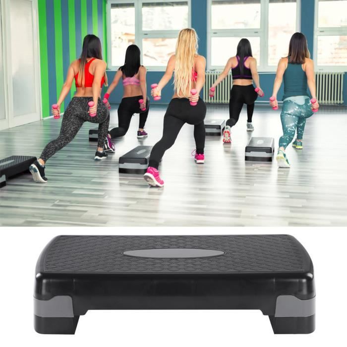 Stepper d'Aérobic 2 Niveaux 27 - pour Exercices de Cardio,Gym HB017