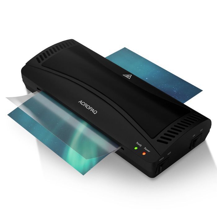 Plastifieuse A4 Ablemark - 12 En 1 Avec Massicot Et Arrondisseur - Mode Chaud/Froid - 30 Pochettes Incluses