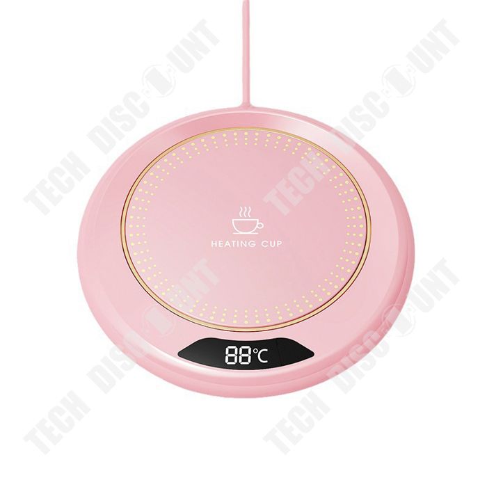 Accwork Chauffe Plat Électrique Avec Température Réglable 40°C - 120°C Et Minuteur De 6 Options, Plaque Chauffante Pour Fêtes Et Buffets - Chauffage Rapide Et Stockage Enroulable