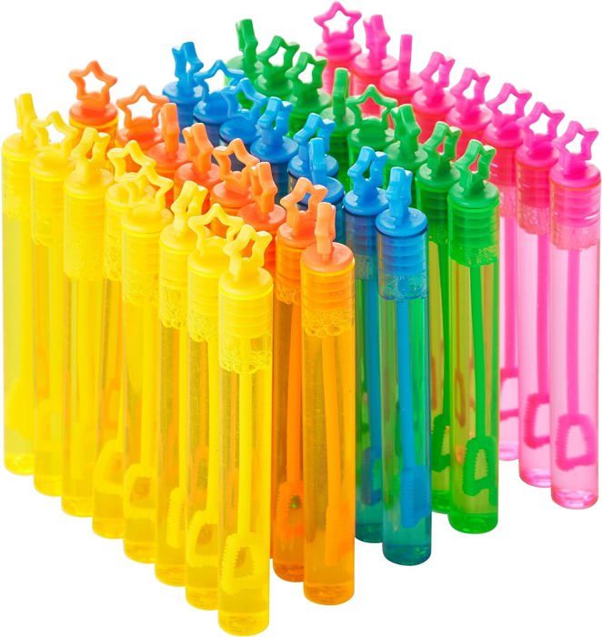 Set De 12 Bouteilles à Bulles JOYIN – 118 Ml Chacune, 6 Couleurs, Baguettes Incluses, Pour Des Tonnes De Rigolade En été !