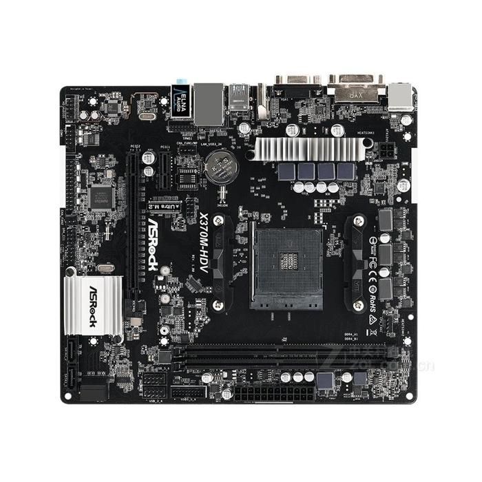 Carte mère ASRock X370M-HDV AMD X370 Socket AM4 2xDDR4 32GB Micro ATX - Asrock