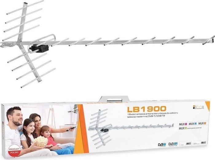 Antenne RTV - Libox - LB1900 - Passive directionnelle - 19 éléments - Externe