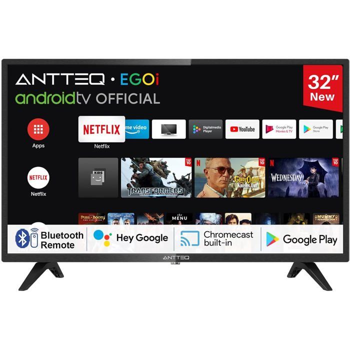 Téléviseur LED DEBSY Ag32H3 32 pouces Android Dolby Audio