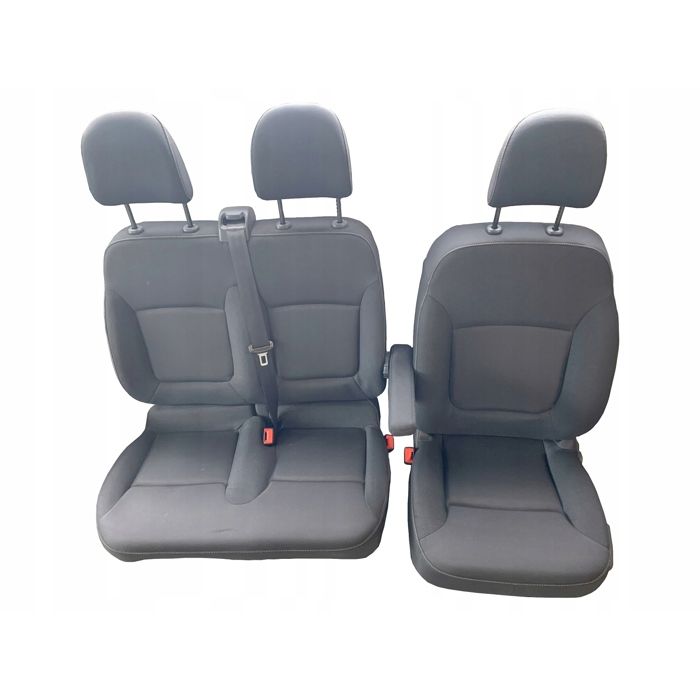 Housses de siège sur mesure - RENAULT - Pour Renault Trafic III 2014-2024 - Version 3 places