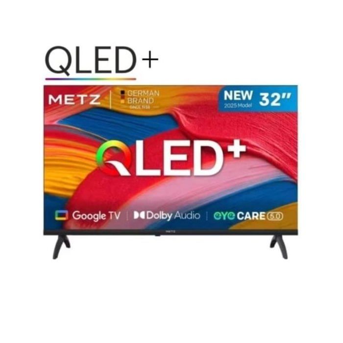 TV Metz QLED 32MQF7030Z 32 HD 60Hz Smart TV Google TV HDR10 Dolby Audio