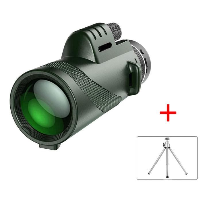 80x100 Télescope monoculaire puissant à zoom haute définition