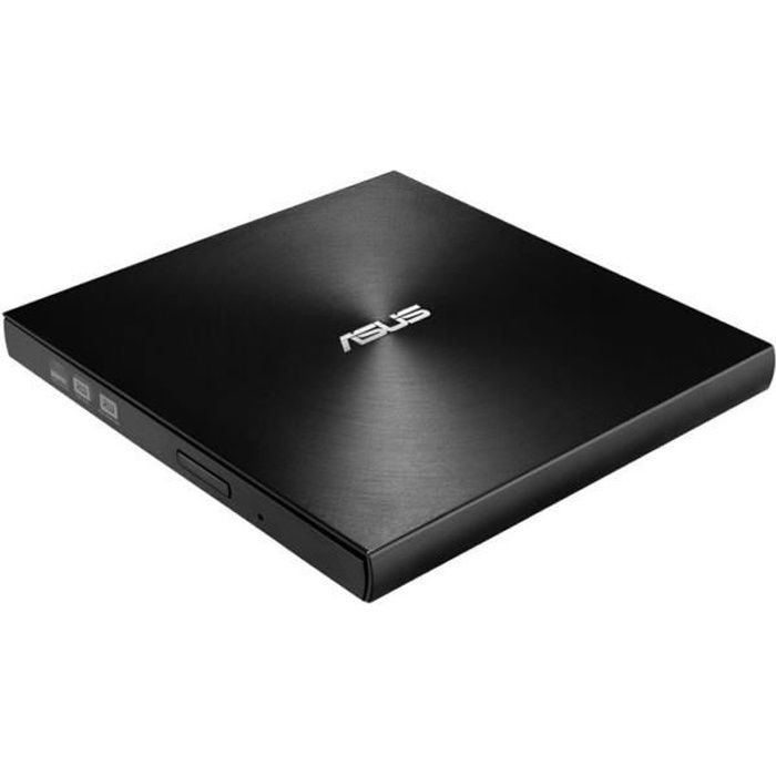 ASUS Lecteur DVD externe SDRW-08U7M-U/BLK/G/AS/P2G - Graveur DVD 24x/8x - USB 2.0 - Noir