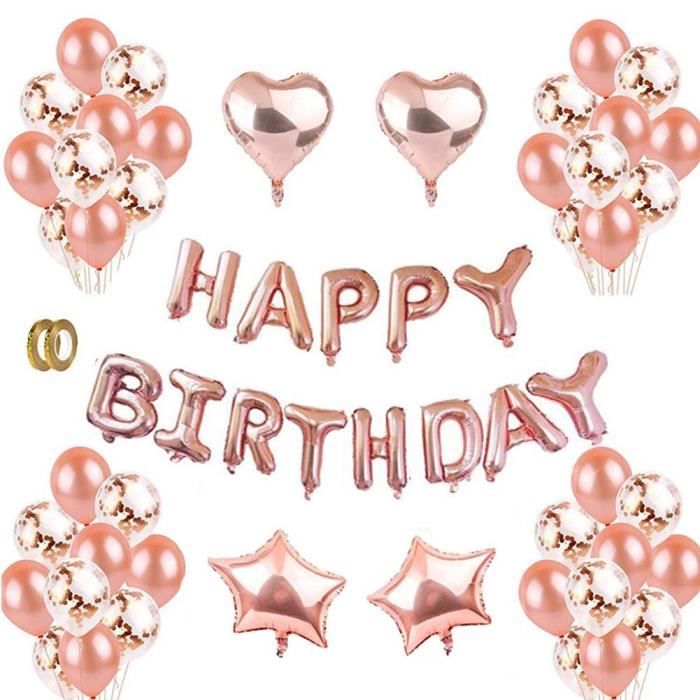 Birthday Party Or Rose Decorations Joyeux Anniversaire Ballons Banniere Etoile Coeur Foil Ballon Confett 3peprq Achat Vente Support A Decorer Birthday Party Or Rose Cdiscount Birthday Party Or Rose Decorations Joyeux Anniversaire Ballons Banniere Etoile Coeur Foil Ballon Confett 3peprq Achat Vente Support A Decorer Birthday Party Or Rose Cdiscount