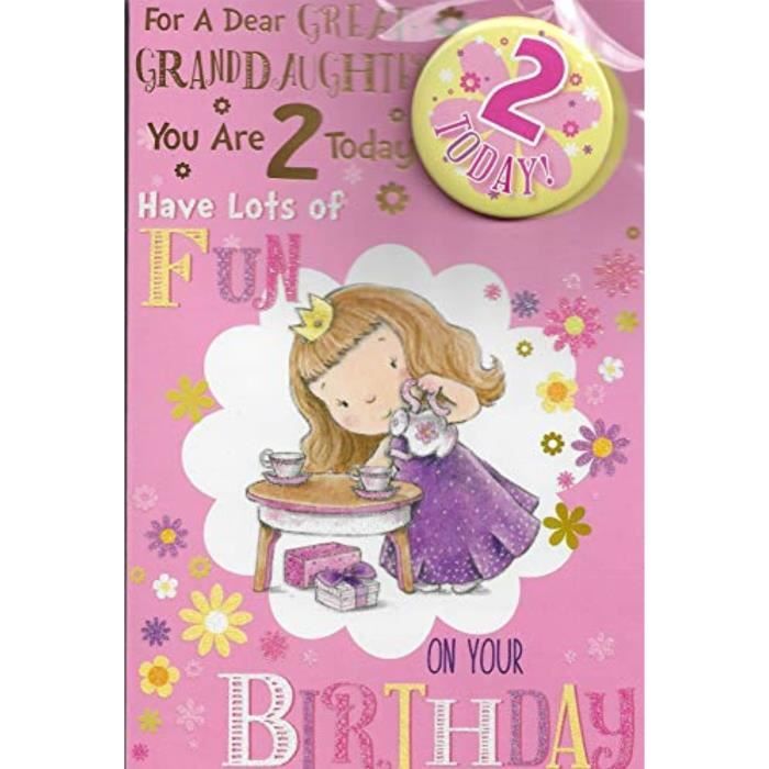 Kit Papier Creatif Ut9j1 Arriere Petite Fille 2 Ans Deux Cartes D Anniversaire Avec Badge 9 X 6 Pouces 1ere Classe Post Af3 Cdiscount Beaux Arts Et Loisirs Creatifs Kit Papier Creatif Ut9j1 Arriere Petite Fille 2 Ans Deux Cartes D Anniversaire Avec Badge 9 X 6 Pouces 1ere Classe Post Af3 Cdiscount Beaux Arts Et Loisirs Creatifs
