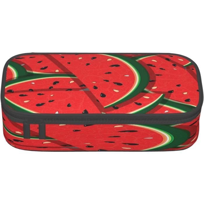 Kinretixia Trousse à Crayons Avec Motif De Chat 3D, Trousse Spacieuse En Toile De Haute Qualité, Organisateur Polyvalent Pour L'école Et Les Voyages, Lavable Et Durable