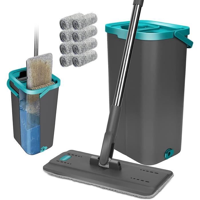 Lot De 4 Serpillères Microfibre Lavables Pour Balai électrique – Diamètre 16 Cm – Pour Sols Bois, Carrelage, Marbre – Réutilisables, Lavables En Machine