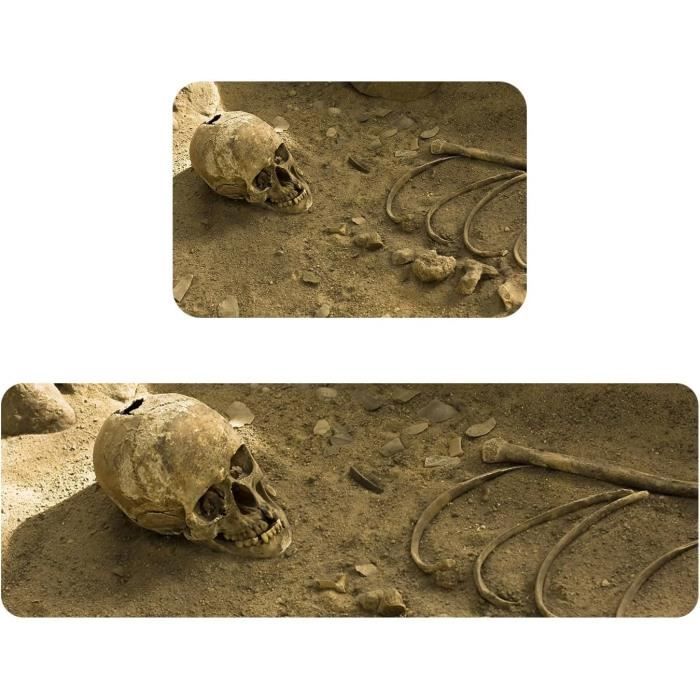 2 Pièces Tapis De Cuisine Antidérapant Et Lavable En Machine,Motif