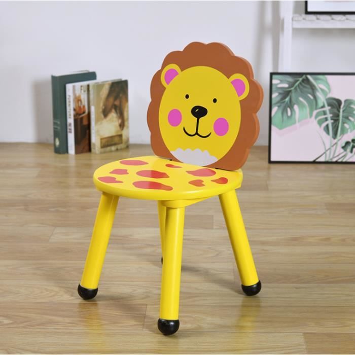 Chaise D Enfant Et Bebe En Bois Lion Cdiscount Pret A Porter