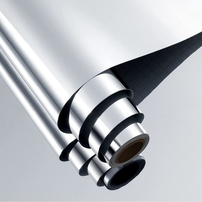 6 Pièces Miroir Autocollant 25 X 25 Cm Miroir Adhésif Flexibles