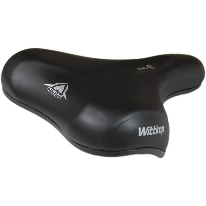 Selle De Vélo De Ville Confortable Marron Unisexe MADICKS Avec Attache