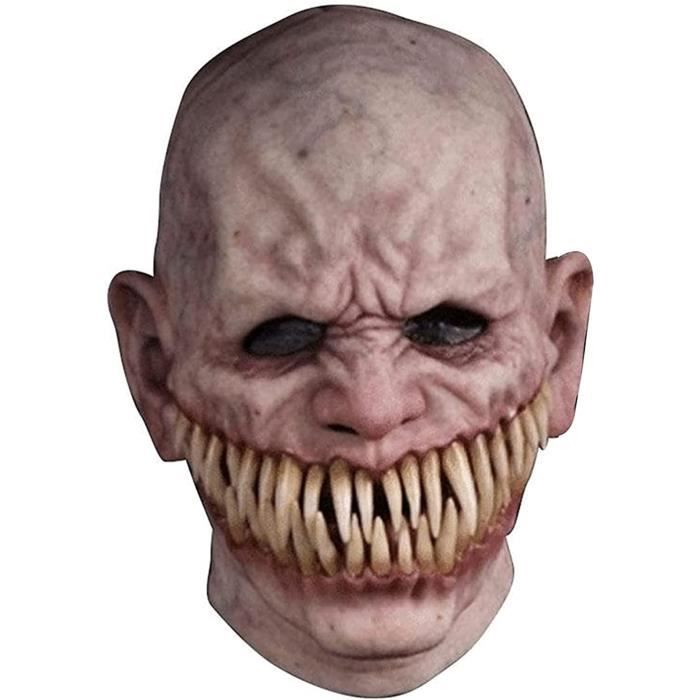 Masque Halloween En Latex Réaliste - Démon Souriant Effrayant - Pour Fêtes, Cosplay, Carnaval - Taille Adulte