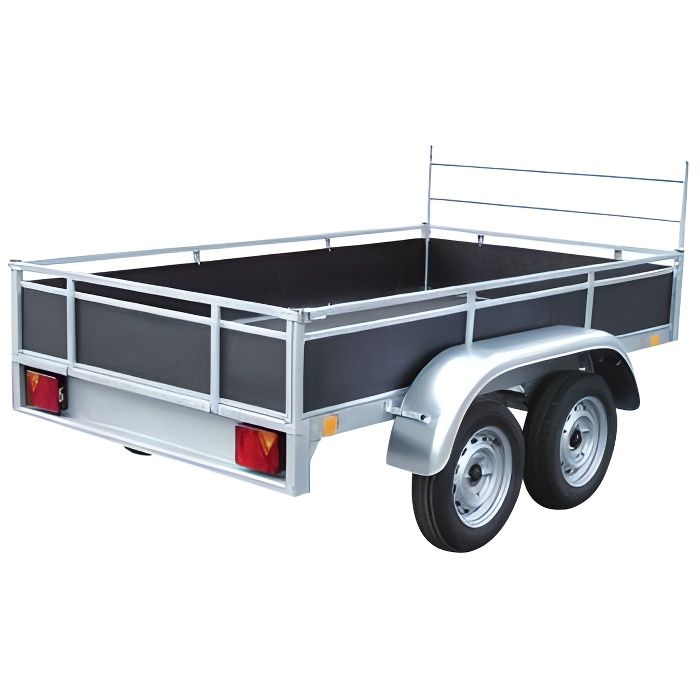 Bâche étanche 12 x 5 m - PVC 640 g/m² Noir - Multiusages : camion