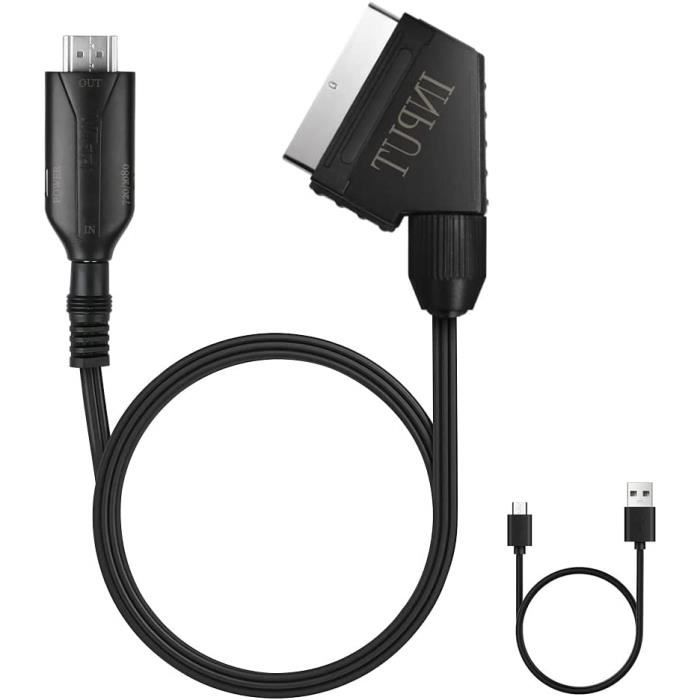 Adaptateur Péritel vers HDMI, Convertisseur Péritel vers HDMI avec