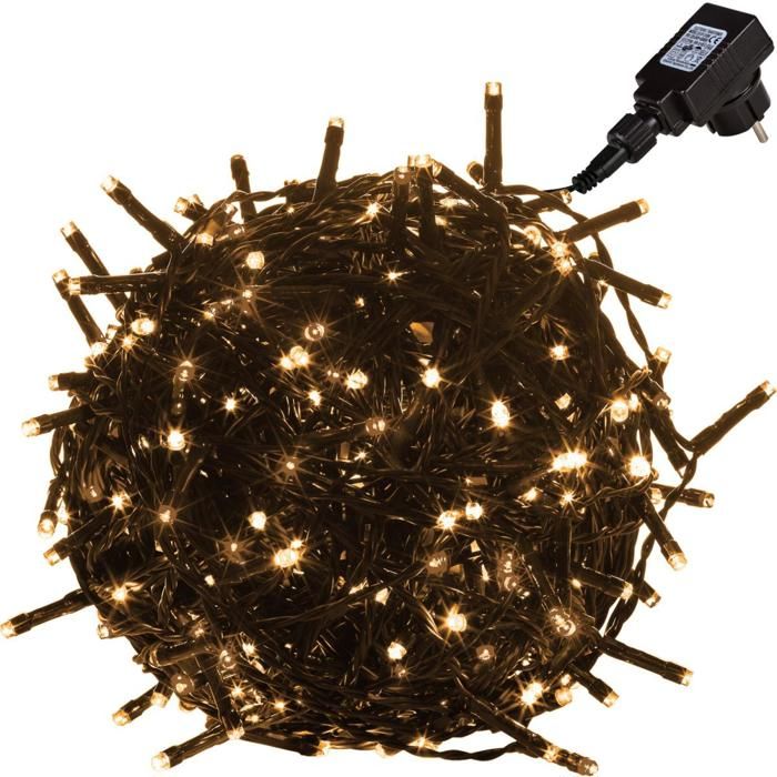 Guirlande Lumineuse LED VOLTRONIC IP44 - Intérieur/Extérieur, 5 à 60 M, Multicolore Ou Blanc