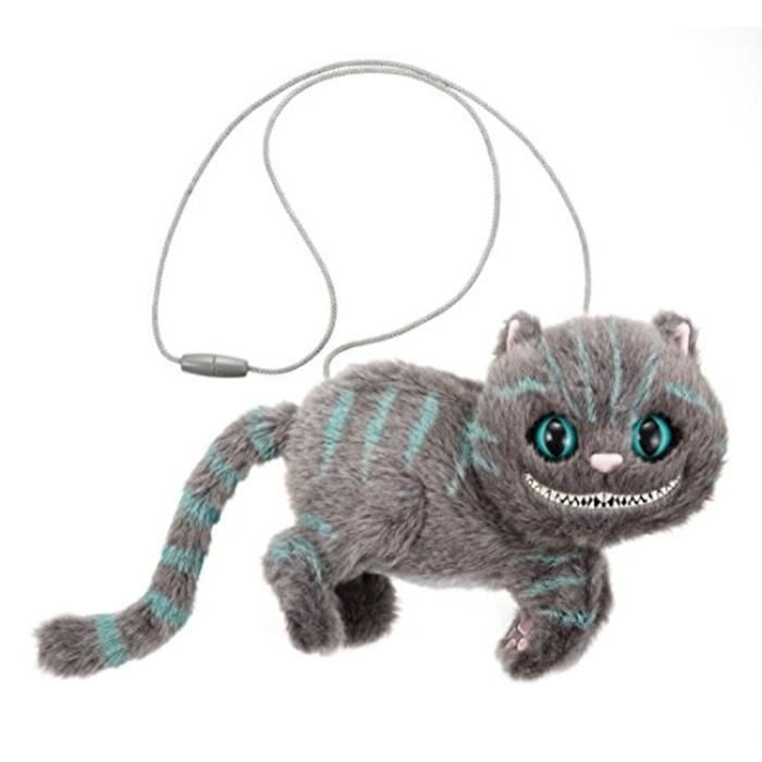 peluche chat cheshire bleu